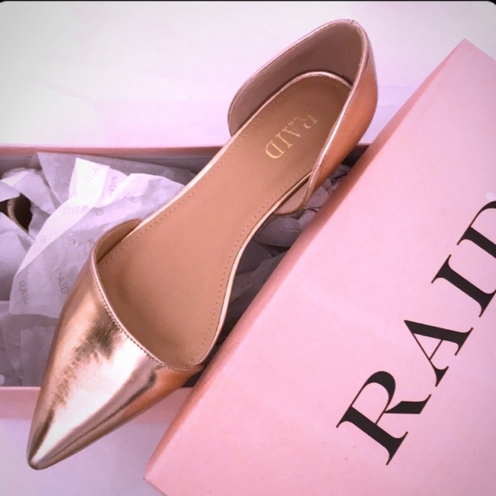 Rose Gold Flats